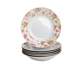 BA179 Melati 6 Pcs Piring Makan 9 inch (22.8 cm)